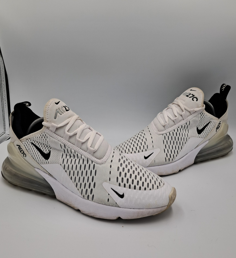 Size 9.5 - Nike Air Max 270 White Black - AH8050-100 - RETAIL $130
